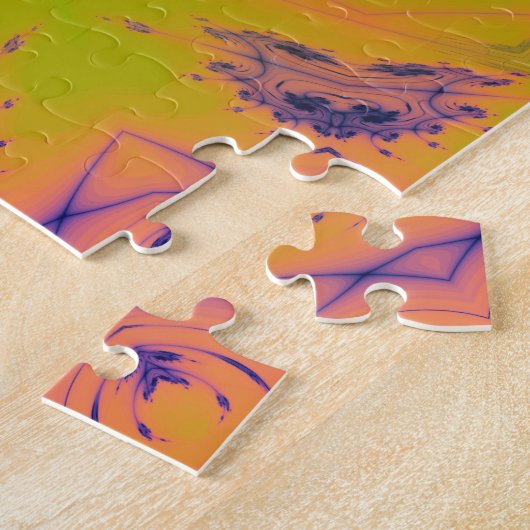 Beach Sunset High Contrast Mandela Legpuzzel (Zijkant)