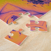 Beach Sunset High Contrast Mandela Legpuzzel (Zijkant)