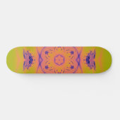 Beach Sunset High Contrast Mandela Persoonlijk Skateboard (Horizontaal)
