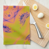 Beach Sunset High Contrast Mandela Theedoek (Quarter Fold)