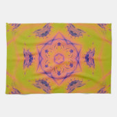 Beach Sunset High Contrast Mandela Theedoek (Horizontaal)