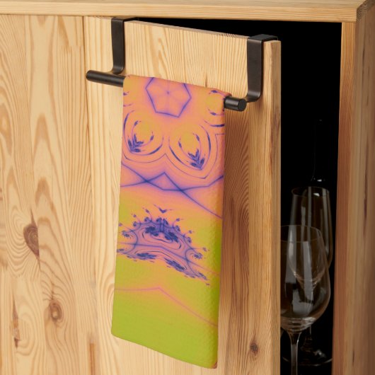 Beach Sunset High Contrast Mandela Theedoek (Derde Gevouwen)