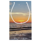 Beach Sunset Klein Cadeauzakje (Achterkant)