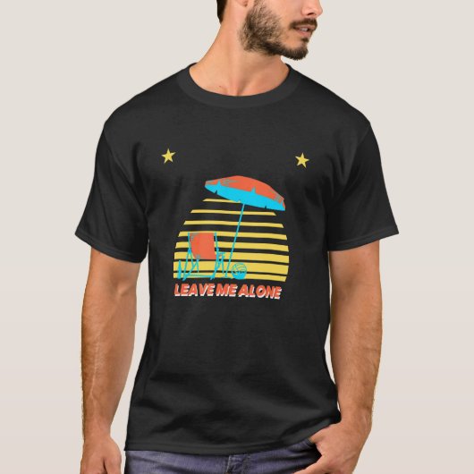 Beach Sunset laat me alleen T-shirt (Voorkant)
