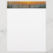 Beach Sunset Letterhead (Voorkant)