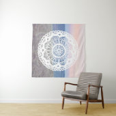 Beach Sunset Mandala Tapestry Wandkleed (In Situ (horizontaal))