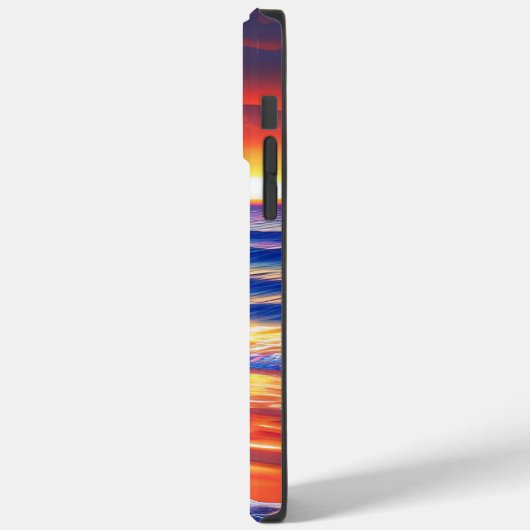 Beach Sunset met persoonlijke naam Case-Mate iPhone Case (Achterkant / Links)