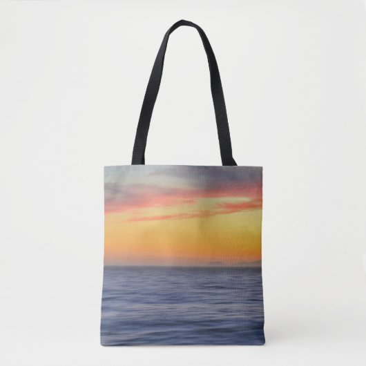 Beach Sunset Ocean Beach Bag Tas (Voorkant)