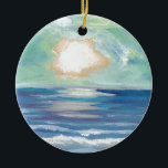 Beach Sunset Ocean Zee Surf Sun Gifts Keramisch Ornament<br><div class="desc">Zonnezee-Zee Surf Zon Gifts CricketDiane Art and Design - oceaan,  golven van zee,  zeegang,  zonsopgang,  zonsondergang,  surf,  strand,  stranddecor,  zeilen,  golven,  met oceaan gethemde geschenken,  zee zeilstrandcadeaus,  oceaandecor</div>