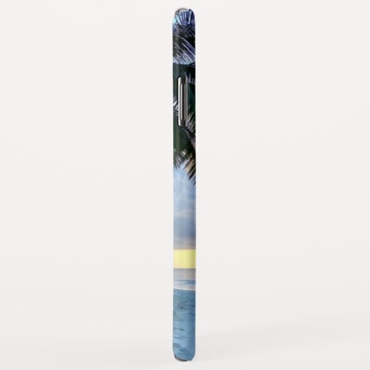 Beach Sunset oceanische zandpalmboom Maldiven Miam Case-Mate iPhone Case (Achterkant/rechts)