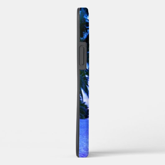 Beach Sunset oceanische zandpalmboom Maldiven Miam Case-Mate iPhone Case (Achterkant / Rechts)