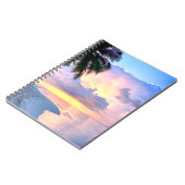 Beach Sunset oceanische zandpalmboom Maldiven Miam Notitieboek (Linkerzijde)