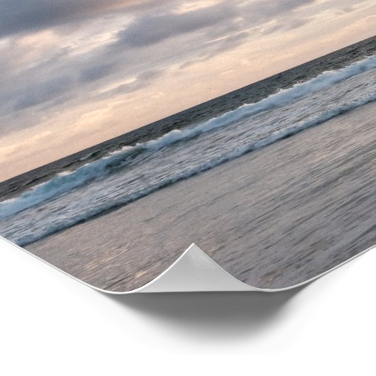 Beach Sunset Photo in San Diego, California Poster (Hoek)