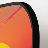 Beach Sunset Pickleball Paddle (Links Detail)