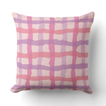 Beach Sunset Pink en Paarse Gingham