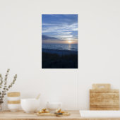 Beach Sunset Poster (Keuken)