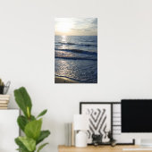 Beach Sunset Poster (Thuiskantoor)