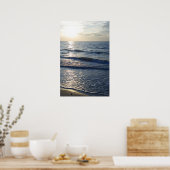 Beach Sunset Poster (Keuken)