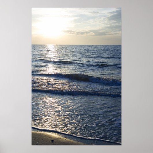 Beach Sunset Poster (Voorkant)