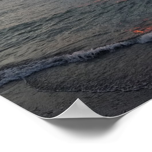 Beach Sunset Poster (Hoek)