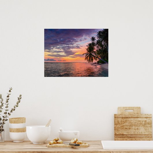 Beach Sunset posters (Keuken)