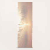 Beach Sunset, Sand, Waves-Personalized Yogamat (Achterkant)