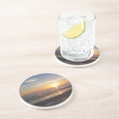 Beach Sunset Sandstone Onderzetter (Zijkant)