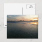 Beach Sunset, Santa Cruz, CA Briefkaart (Voorkant / Achterkant)