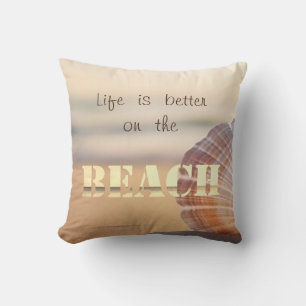 Beach Sunset Seashell Kussen