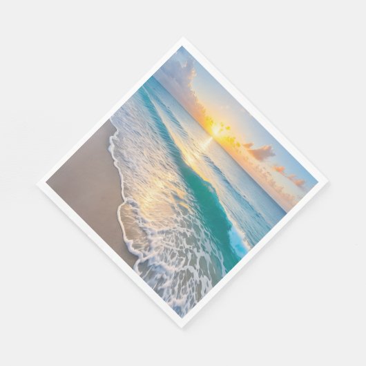 Beach Sunset Servet (Hoek)