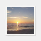 Beach Sunset Servet (Voorkant)