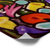 Beach Sunset Siesta Key Folk Art Poster (Hoek)