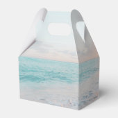 Beach Sunset Sunrise Dank u persoonlijk Bedankdoosjes (Achterkant)