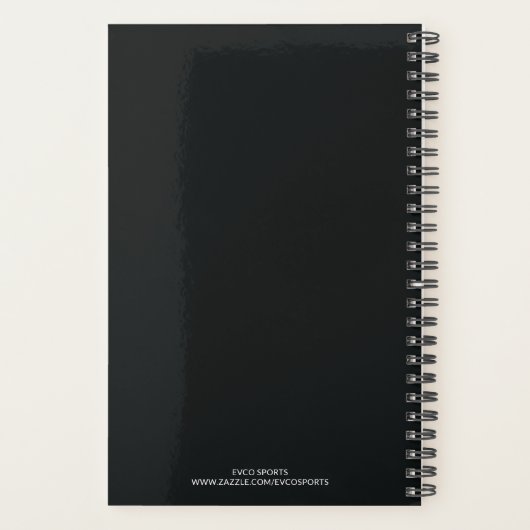Beach Sunset Surfer Planner (Achterkant)