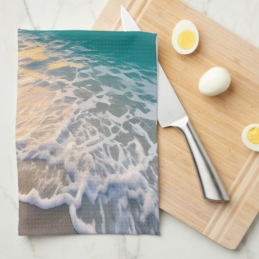 Beach Sunset Theedoek (Quarter Fold)