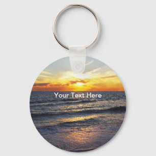 Beach Sunset Theme Sleutelhanger