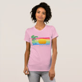 Beach Sunset Turks Caicos T-shirt (Voorkant volledig)