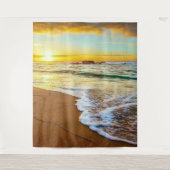 Beach Sunset Wandkleed (Voorkant)