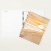 Beach Sunset Watercolor | Beautiful Yellow Ocean Planner (Display)