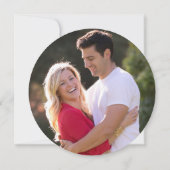 Beach Sunset Weddenschap Save the Date (Achterkant)