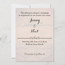 Beach Sunset Wedding Vows Renewal Kaart
