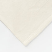 Beach Sunset Yoga Silhouette | Cream Coastal Life Fleece Deken (Hoek)