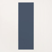 Beach Sunset Yogi Silhouette | Coastal Life Teal Yogamat (Achterkant)