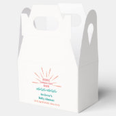 Beach Sunshine Hier komt het Son Baby shower Bedankdoosjes (Geopend)