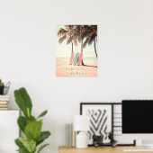 Beach Surfen - Maak Je Eigen Motivatie Poster (Thuiskantoor)
