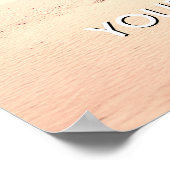 Beach Surfen - Maak Je Eigen Motivatie Poster (Hoek)
