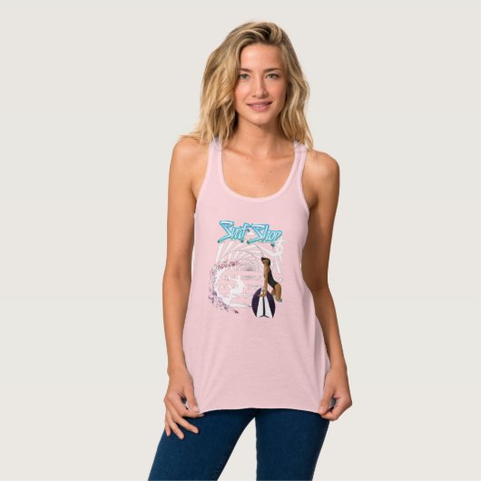 Beach Surven Shop Tanktop (Volledige Voorkant)