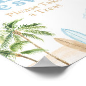 Beach Surven Verjaardag Baby's zijn Sweet Dessert  Poster (Hoek)