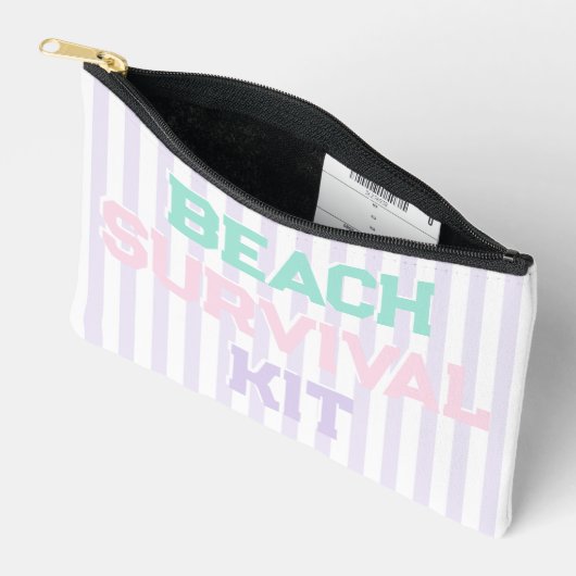Beach Survival Kit Schattigee pastel & lavendel st Etui (Open)