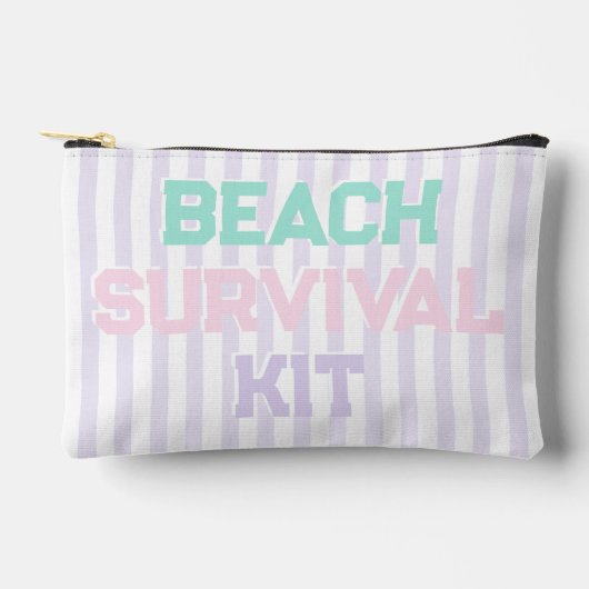 Beach Survival Kit Schattigee pastel & lavendel st Etui (Voorkant)
